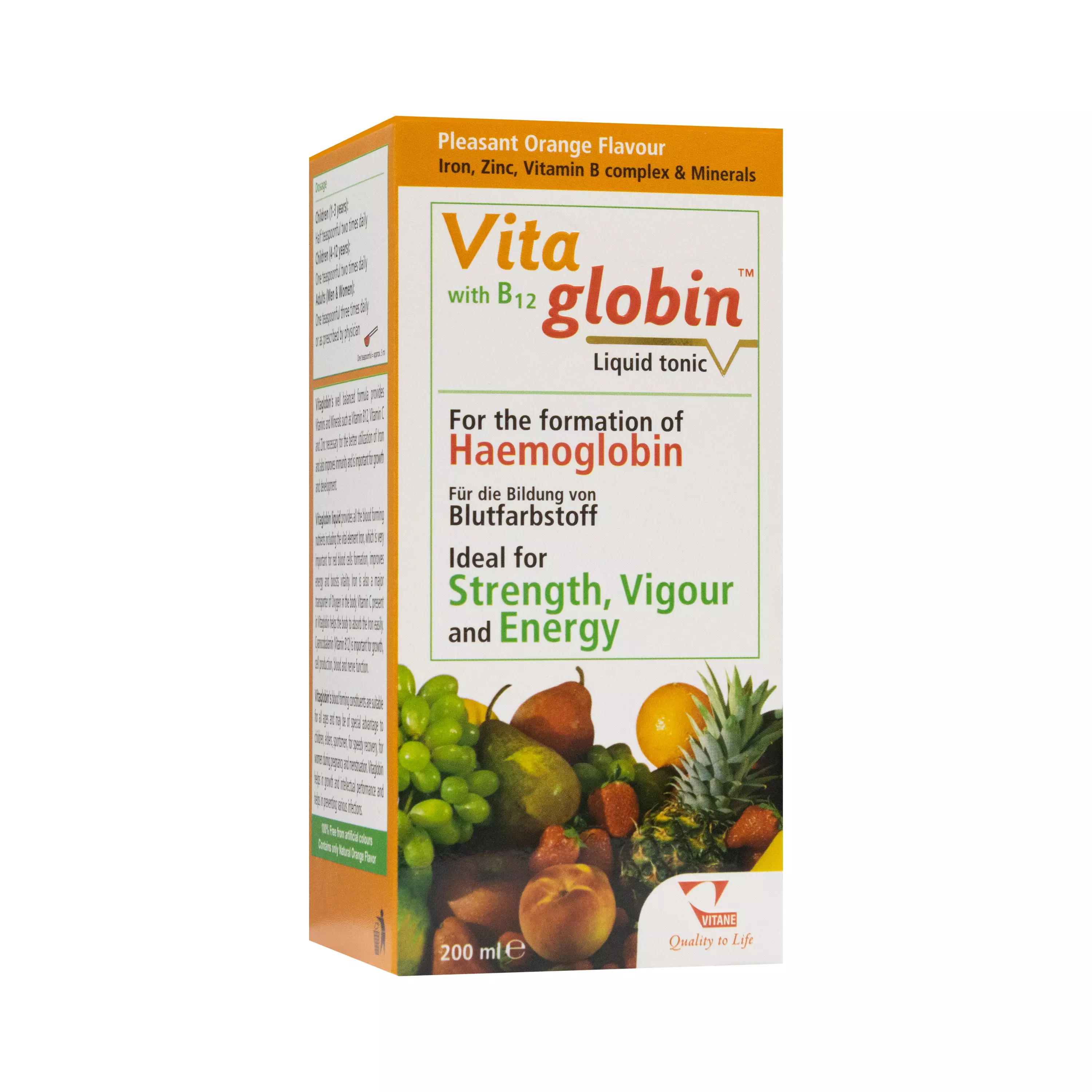 شربت ویتاگلوبین 200 میلی لیتر ویتان